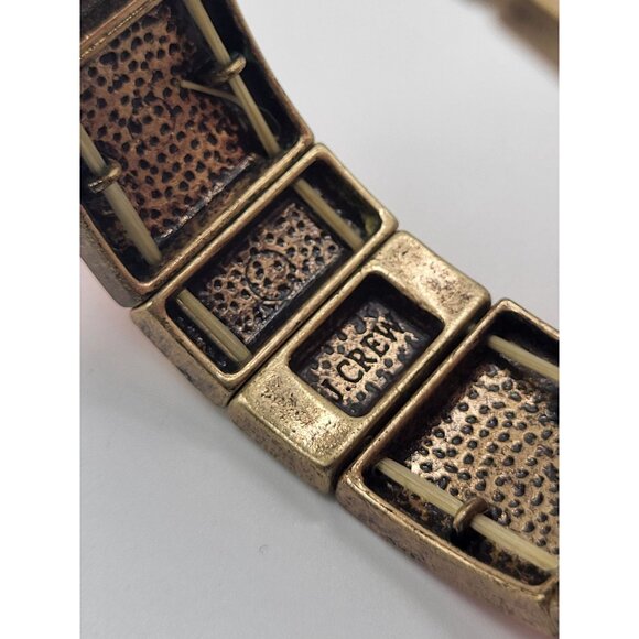 J. Crew Women's Stretch Bracelet Orange Peach - Picture 2 of 6